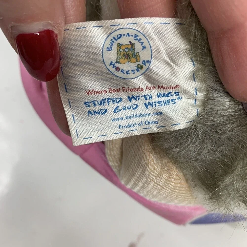 Build A Bear‎ Husky Malamute Eskimo Puppy Dog Plush Swimsuit Collar & Tag 17
